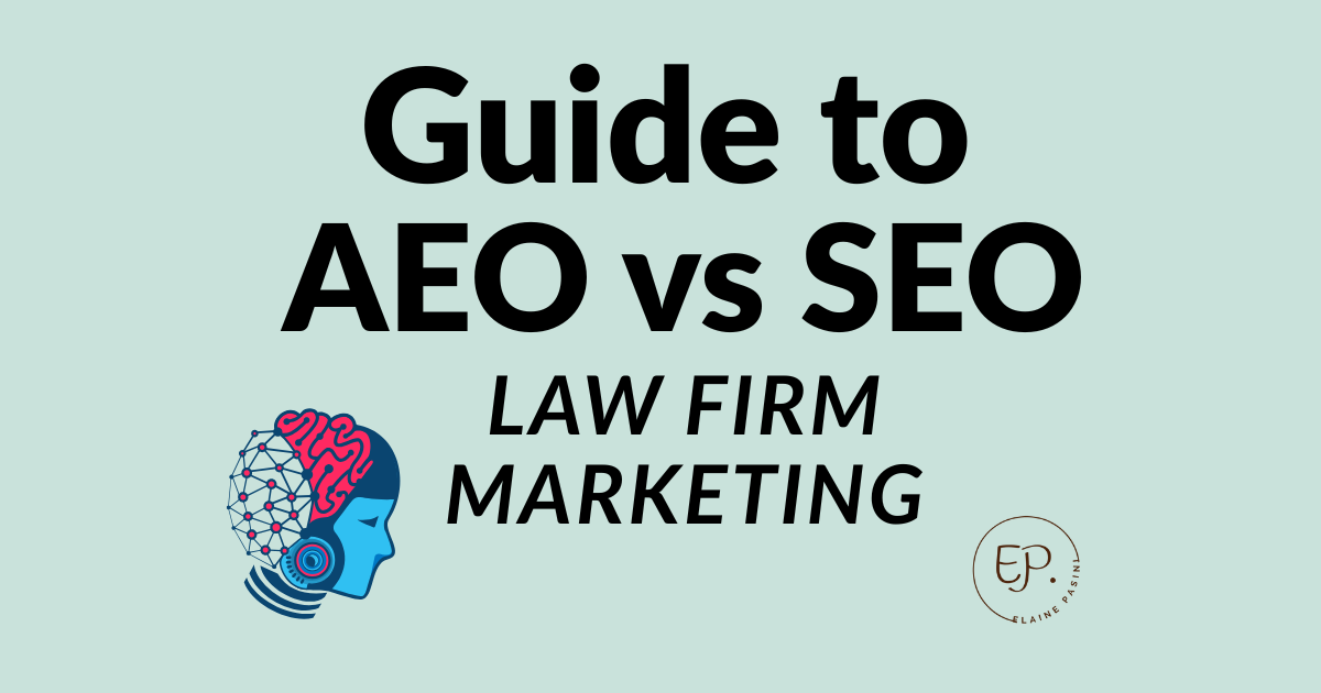 Guide to AEO vs SEO for law firm marketing